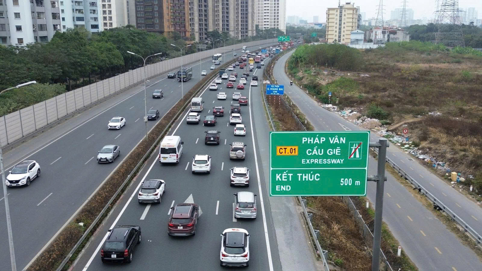 Đề xuất mở rộng cao tốc Pháp Vân – Cầu Giẽ lên 10-12 làn xe