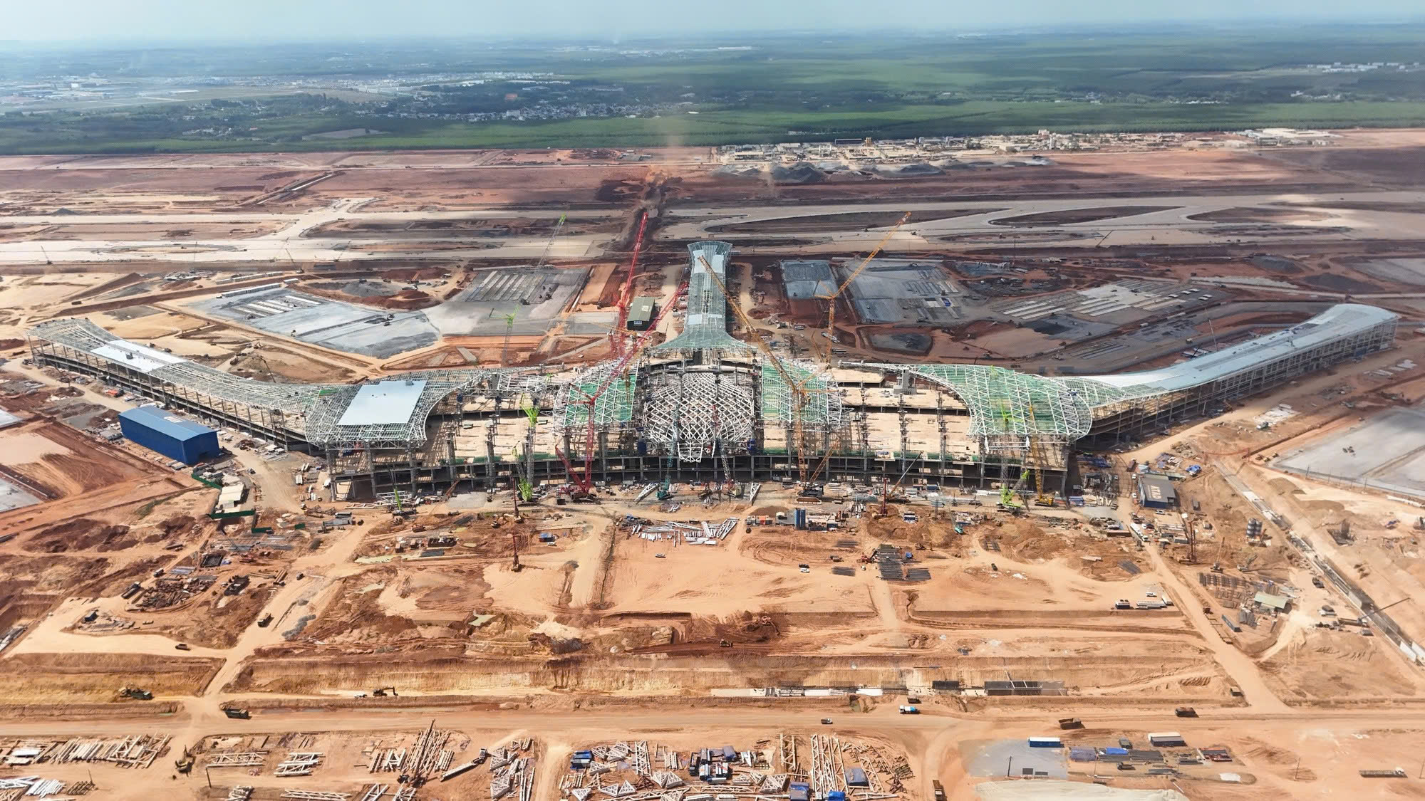 Sân bay Long Thành tăng tốc về đích trong năm 2025