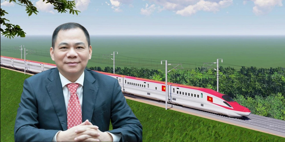 Vingroup của tỷ phú Phạm Nhật Vượng rút đăng ký đầu tư dự án đường sắt tốc độ cao Bắc – Nam