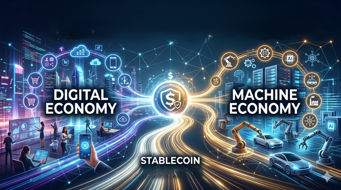 Digital Economy vs Machine Economy: Tại sao stablecoin có thể trở thành huyết mạch của nó?