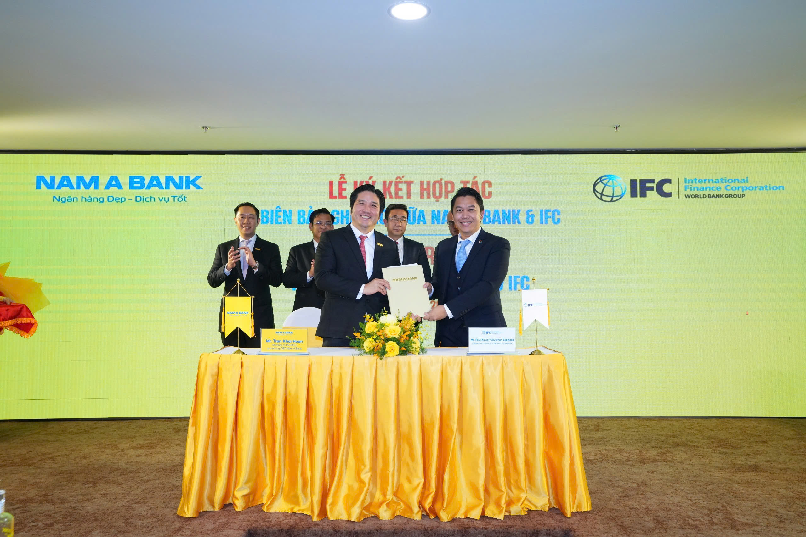   Nam A Bank và IFC ký kết Hợp tác triển khai sáng kiến tài trợ chuỗi cung ứng xanh (G-SCF) theo chuẩn mực quốc tế.  