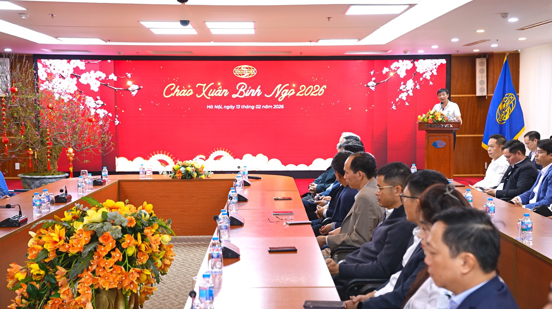 Tổng Giám đốc Nguyễn Xuân Đông phát biểu tại sự kiện (Ảnh: Vinaconex)