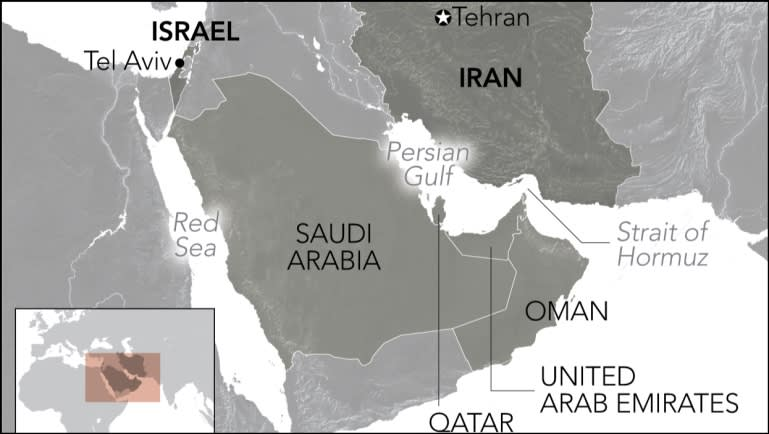 Eo biển Hormuz - “yết hầu năng lượng” của thế giới (Minh họa: Nikkei Asia)