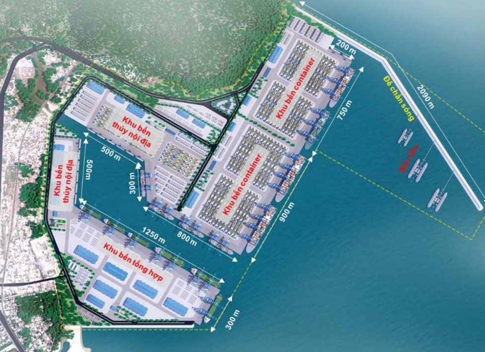 Quy hoạch các bến cảng Liên Chiểu (Ảnh:
Cổng Thông tin điện tử thành phố Đà Nẵng) Quy hoạch các bến cảng Liên Chiểu (Ảnh:
Cổng Thông tin điện tử thành phố Đà Nẵng)