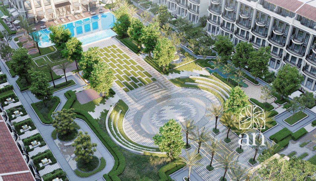 Phối cảnh dự án ANmaison. Phối cảnh dự án ANmaison.