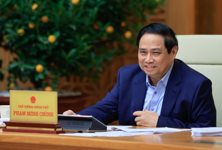 Thủ tướng Phạm Minh Chính phát biểu tại phiên họp (Ảnh: VGP)