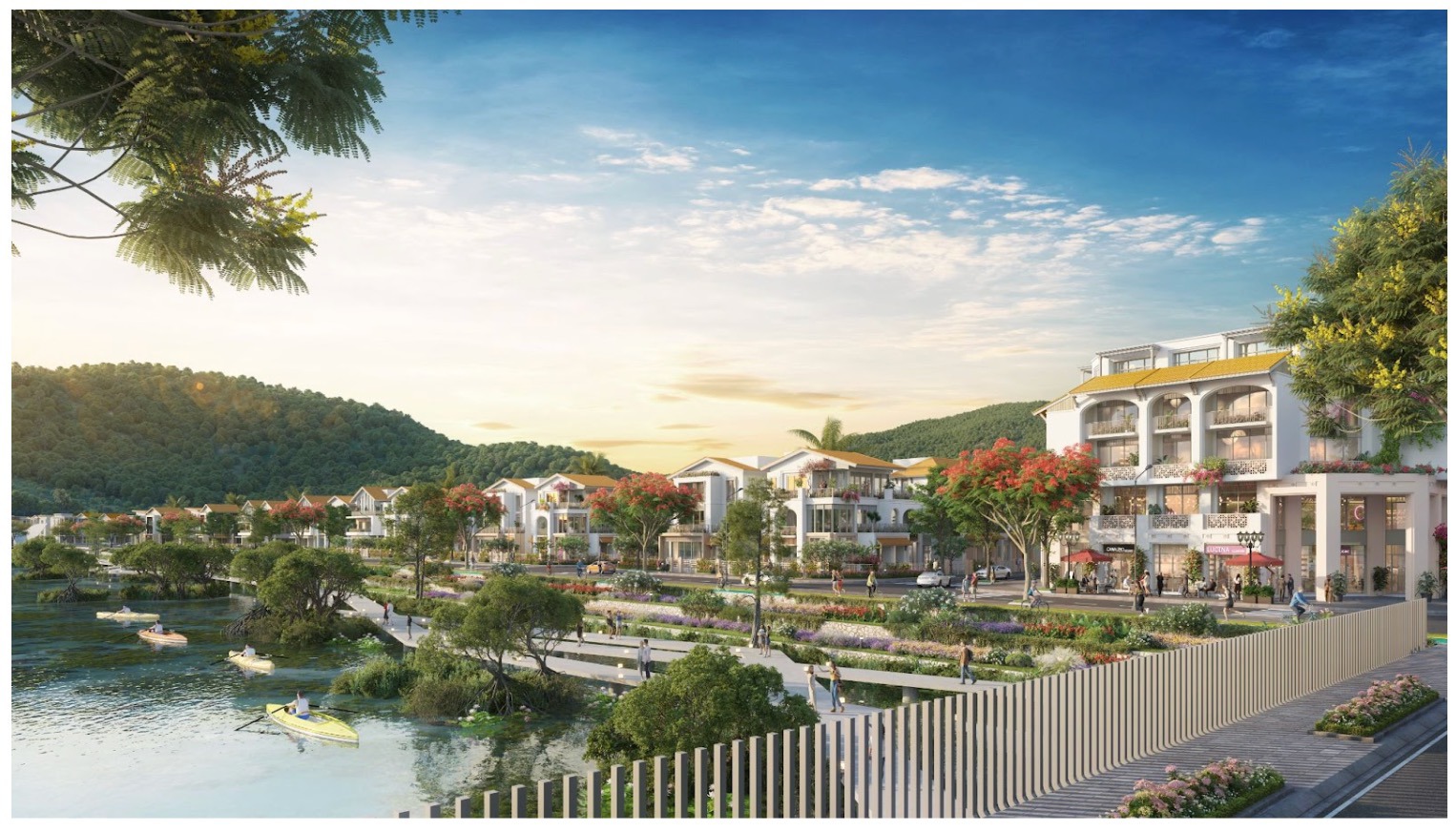 Dự án đáp ứng nhu cầu an cư lâu dài và mở ra cơ hội kinh doanh bền vững.