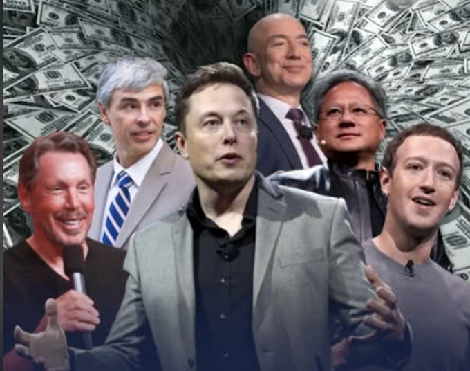 Top 10 tỷ phú kiếm nhiều tiền nhất năm 2024