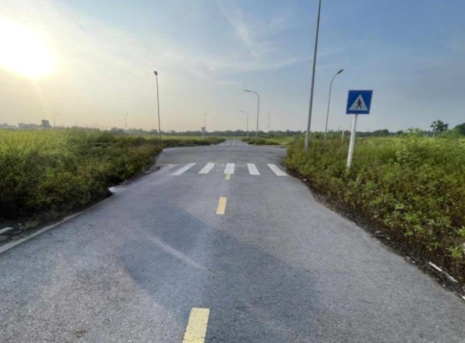 Phân khúc đất nền ở vùng ven Hà Nội thời gian qua liên tục tăng cao. Ảnh: Thu Giang