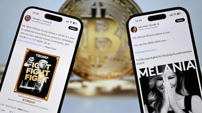 "Cá voi" chi phối memecoi $TRUMP và $MELANIA, nhỏ lẽ vỡ mộng làm giàu