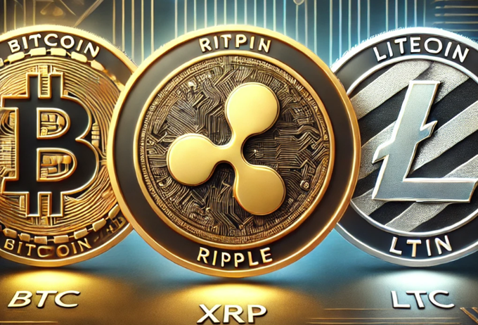 So găng Bitcoin (BTC), Ripple (XRP) và Litecoin (LTC), chi tiết tại đây