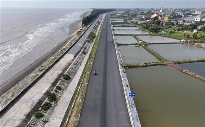 Dự án tuyến đường bộ ven biển Thái Bình tăng gần 1.000 tỷ đồng vốn đầu tư