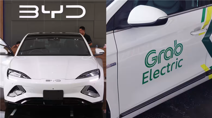Grab mua 50.000 xe điện BYD làm taxi ở Đông Nam Á