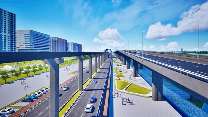 Liên danh Đèo Cả - Văn Phú - MIK - Đại Quang Minh đề xuất dự án đại lộ cảnh quan sông Hồng hơn 330.000 tỷ đồng