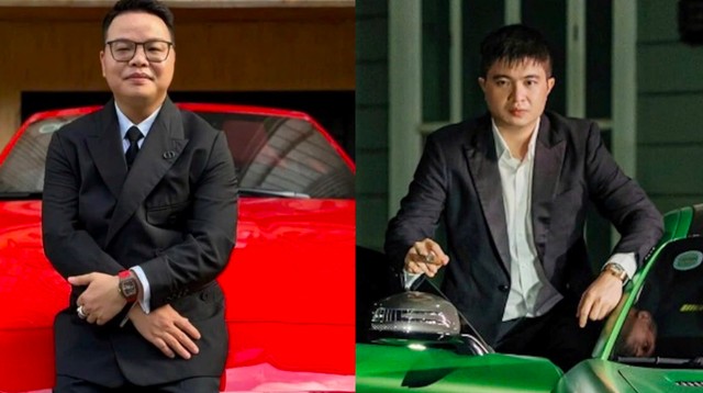  Lê Khắc Ngọ (Mr Hunter) bên trái và Phó Đức Nam (Mr Pips) bên phải 