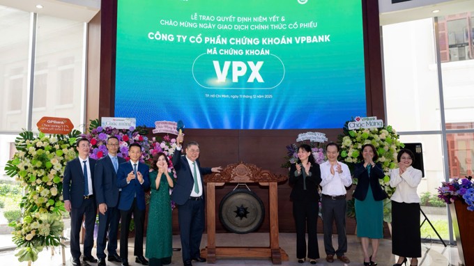 Cổ phiếu VPX chính thức giao dịch trên HOSE