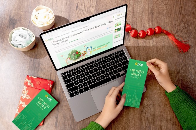 Nhân đôi lợi ích khi gửi tiết kiệm trực tuyến trên OCB OMNI