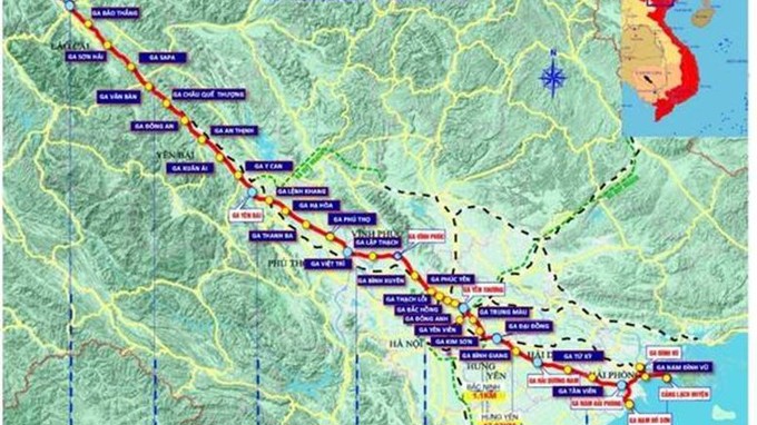 Hải Phòng muốn góp 11.000 tỷ đồng làm tuyến đường sắt Lào Cai - Hà Nội - Hải Phòng