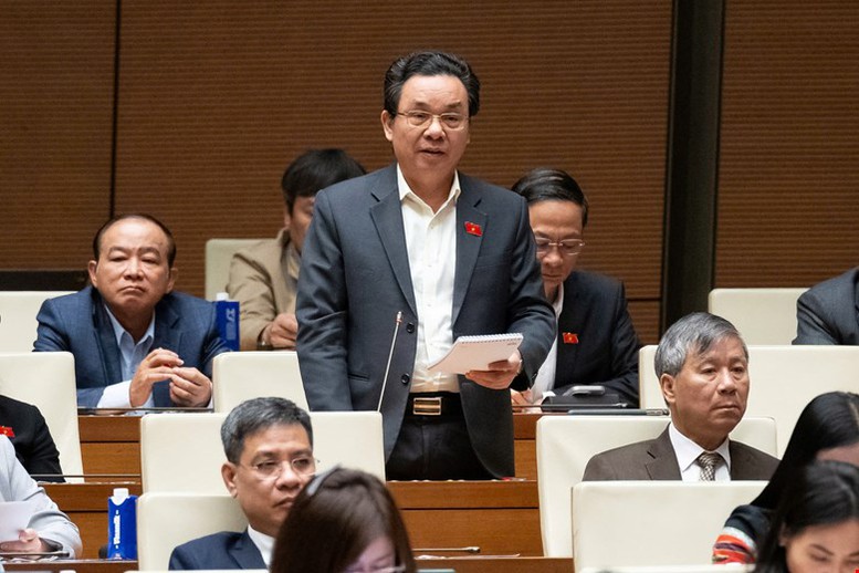 Đại biểu Hoàng Văn Cường (đoàn Hà Nội) nêu ý kiến thảo luận (Ảnh: VGP) Đại biểu Hoàng Văn Cường (đoàn Hà Nội) nêu ý kiến thảo luận (Ảnh: VGP)