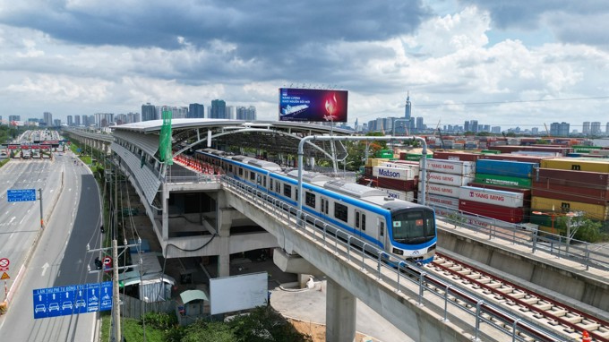 Mỗi ngày Tết metro số 1 Bến Thành - Suối Tiên thu hơn 1 tỷ đồng