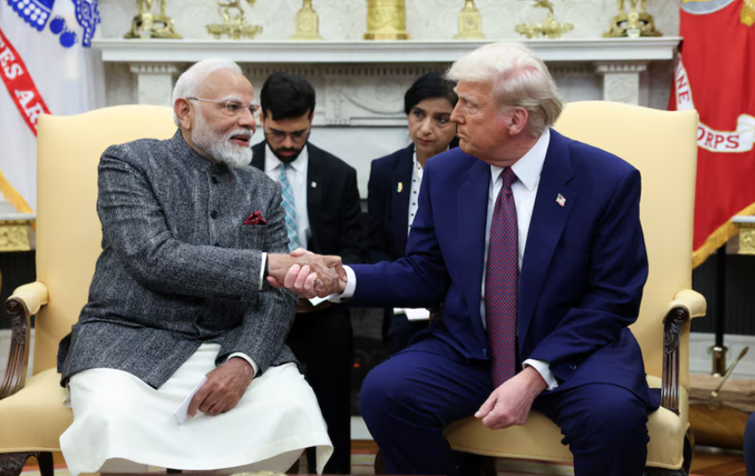 Thủ tướng Ấn Độ Narendra Modi gặp Tổng thống Mỹ Donald Trump tại Nhà Trắng ngày 13/2 - Ảnh: Reuters Thủ tướng Ấn Độ Narendra Modi gặp Tổng thống Mỹ Donald Trump tại Nhà Trắng ngày 13/2 - Ảnh: Reuters