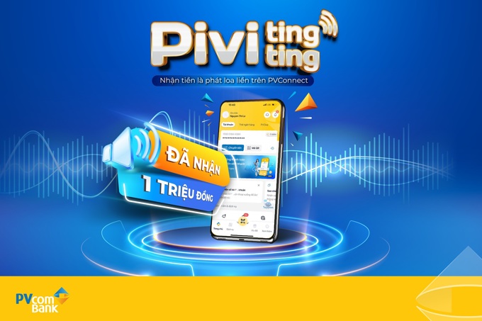 PVConnect thêm tính năng thông báo biến động số dư bằng giọng nói