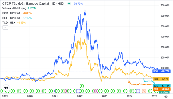 Loạt cổ phiếu "họ" Bamboo Capital phơi sàn
