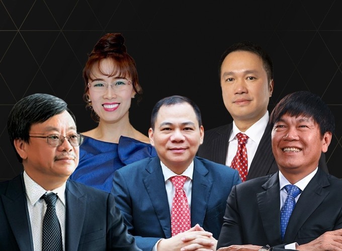 Top 10 đại gia sàn chứng khoán Việt: Tỷ phú Phạm Nhật Vượng "độc chiếm" ngôi đầu, ông chủ Techcombank bứt phá lên top 4