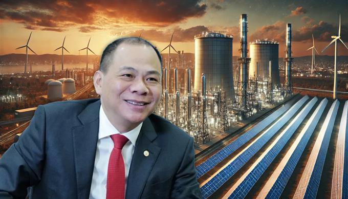 Vingroup muốn rót 30 tỷ USD làm loạt dự án điện tái tạo, khí LNG