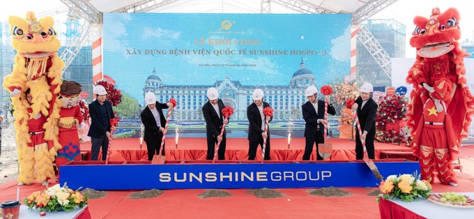 Sunshine Group khởi công xây dựng bệnh viện quốc tế tại dự án Noble Palace Tay Thang Long