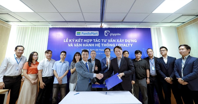 FamilyMart Việt Nam và Popplife hợp tác nâng cao trải nghiệm khách hàng