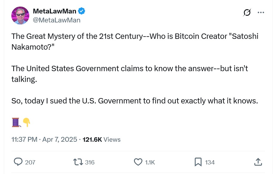 James Murphy đăng tải thông tin trên X