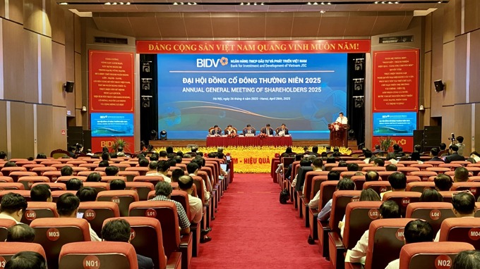 AGM 2025 BIDV: Quý 1 lãi 7.000 tỷ đồng, khách hàng bị ảnh hưởng từ thuế quan Mỹ chiếm 15% tổng dư nợ