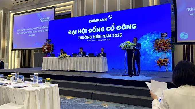 AGM 2025 Eximbank: Chốt mục tiêu lãi 5.200 tỷ đồng, khóa "room" ngoại ở mức 6%, mở đường đón cổ đông chiến lược