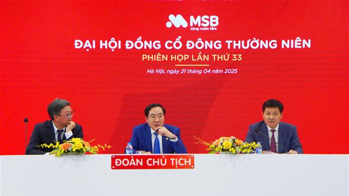 AGM 2025 MSB: Chốt mục tiêu lãi 8.000 tỷ đồng, riêng quý 1 lãi 1.600 tỷ đồng, trụ sở mới đẹp nhất làng bank!