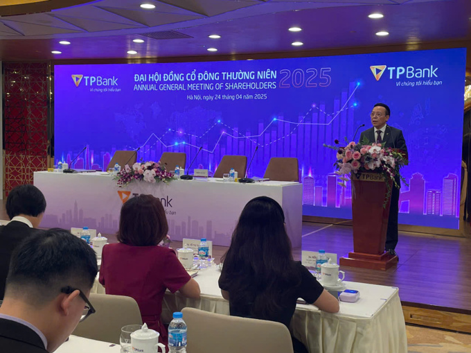 AGM 2025 TPBank: Chốt mục tiêu lãi 9.000 tỷ đồng, chia cổ tức tỷ lệ 15%