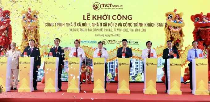 T&T Group khởi công hai công trình nhà ở xã hội tại Vĩnh Long