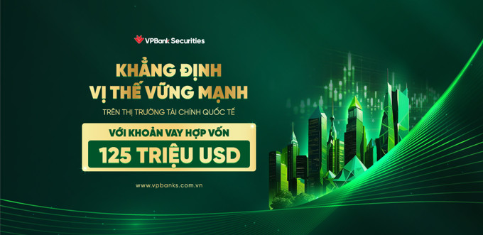 VPBank khẳng định vị thế vững mạnh trên thị trường tài chính quốc tế với khoản vay hợp vốn 125 triệu USD