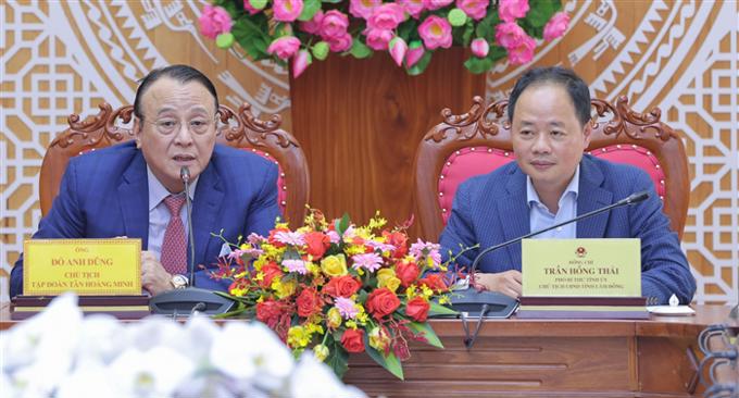 Chủ tịch Đỗ Anh Dũng tái xuất, Tân Hoàng Minh đề xuất khảo sát siêu dự án 4.000 ha tại Lâm Đồng
