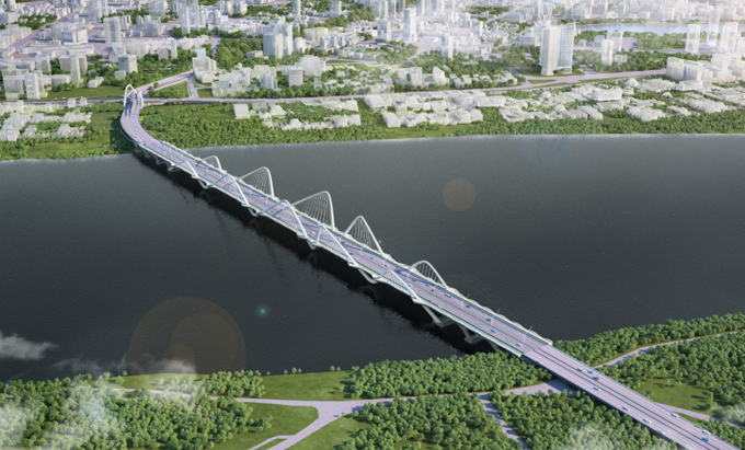 Hà Nội "chốt" ngày khởi công 2 siêu cầu bắc qua sông Hồng