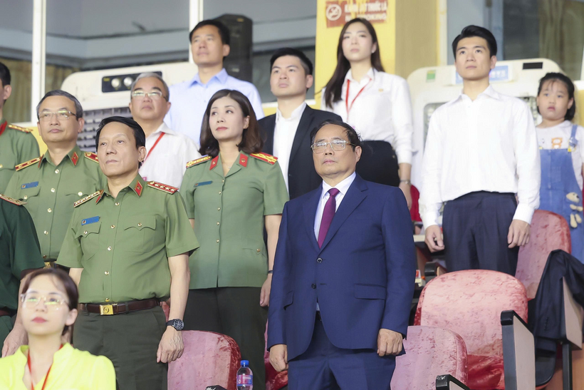 Ủy viên Bộ Chính trị, Thủ tướng Chính phủ Phạm Minh Chính và Ủy viên Bộ Chính trị, Bộ trưởng Công an, Đại tướng Lương Tam Quang tham dự Lễ khai mạc Giải bóng đá Công an, Cảnh sát các nước ASEAN mở rộng 2025 tại sân vận động Hàng Đẫy (Hà Nội) Ủy viên Bộ Chính trị, Thủ tướng Chính phủ Phạm Minh Chính và Ủy viên Bộ Chính trị, Bộ trưởng Công an, Đại tướng Lương Tam Quang tham dự Lễ khai mạc Giải bóng đá Công an, Cảnh sát các nước ASEAN mở rộng 2025 tại sân vận động Hàng Đẫy (Hà Nội)
