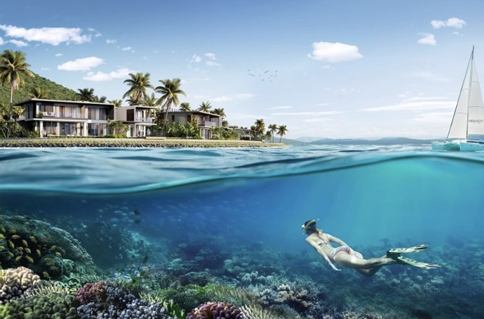 Villa Le Corail, A Gran Meliá Hotel bảo tồn hệ sinh thái san hô