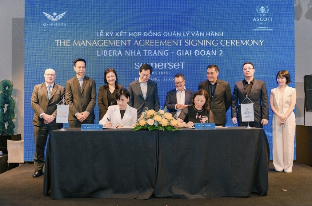 KDI Holdings bắt tay The Ascott Limited quản lý vận hành Somerset Nha Trang