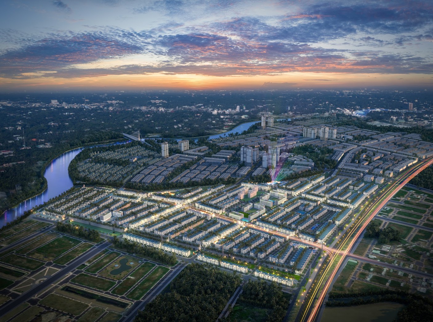   Dự án sở hữu vị trí “tam cận” lý tưởng: cận thị, cận giang, cận lộ  