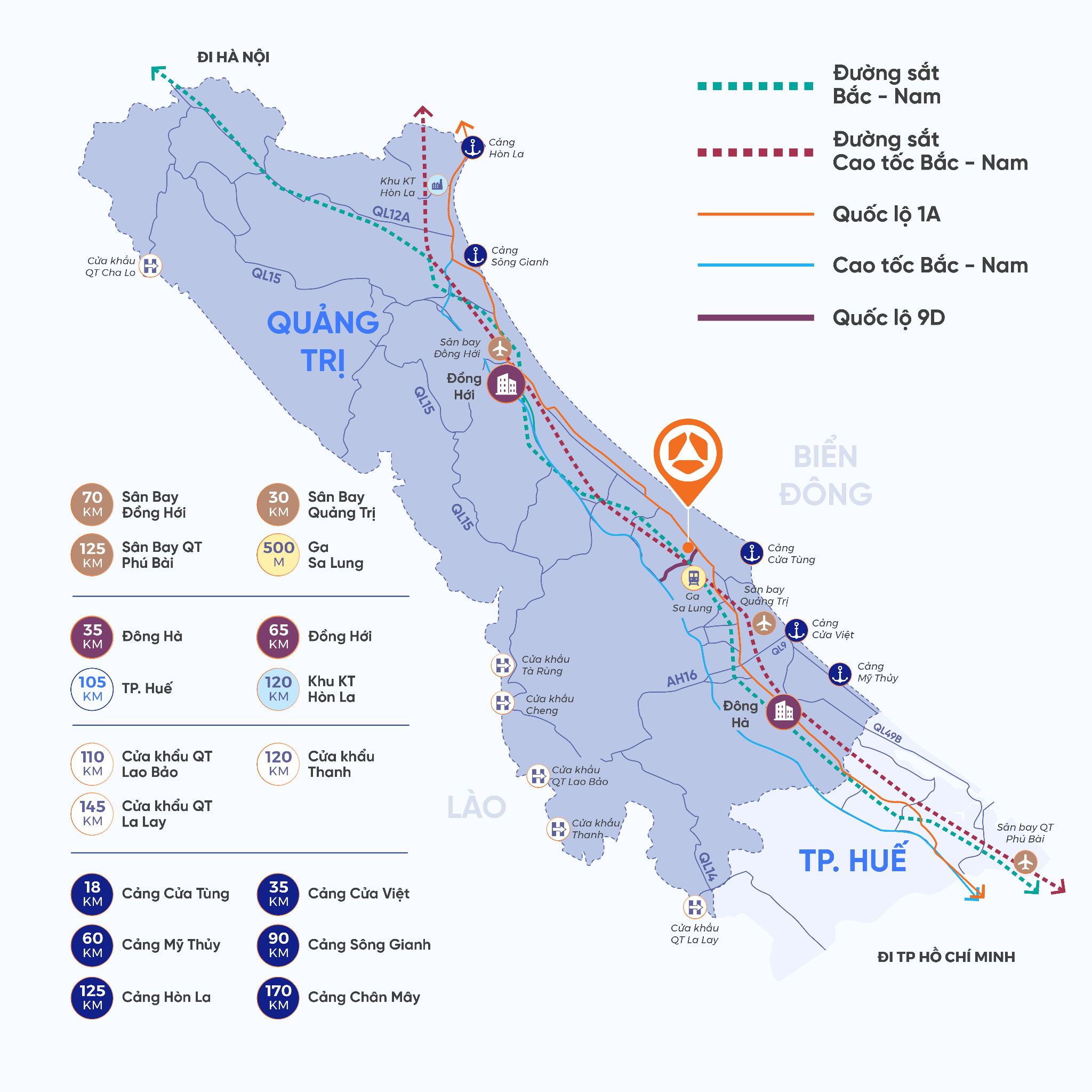 Lợi thế đa kết nối từ Khu công nghiệp Tây Bắc Hồ Xá Lợi thế đa kết nối từ Khu công nghiệp Tây Bắc Hồ Xá