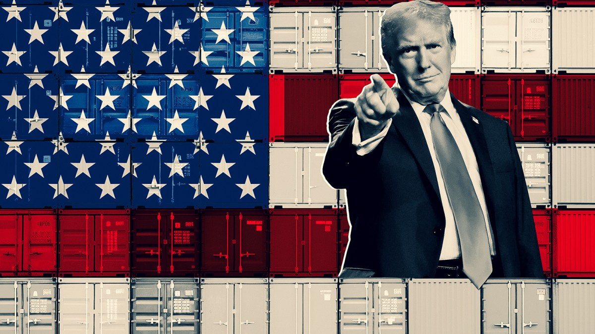 Bất ổn thuế quan và căng thẳng địa chính trị kéo giá cước vận tải biển lao dốc (Ảnh: The Times)