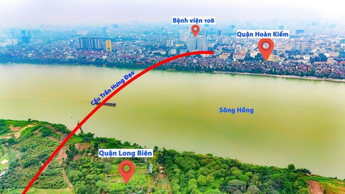 Hà Nội đề xuất đổi 630 ha đất làm cầu Trần Hưng Đạo