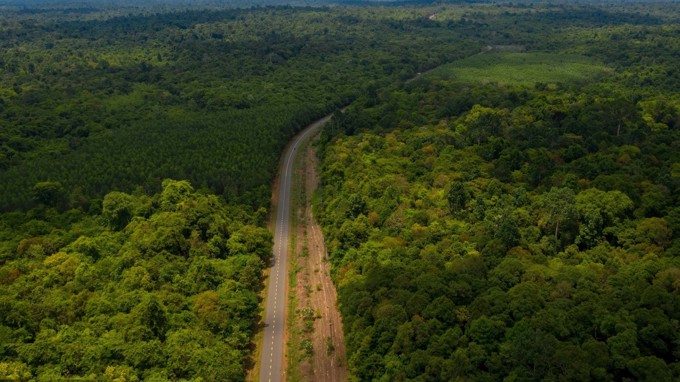Thành viên Thaco làm tuyến đường xuyên rừng 13km tại Đồng Nai