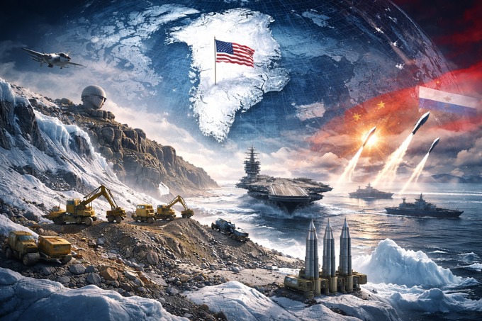 Greenland, băng giá, khoáng sản và tên lửa