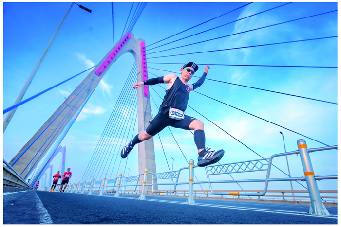 Giải Marathon quốc tế Techcombank - sự kiện thể thao thường niên thu hút hàng chục nghìn người mỗi năm - Ảnh: Techcombank